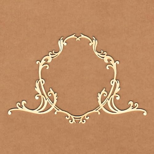 KORA projects Chipboard - Rahmen Alteza - Silhouette aus Presskarton für Scrapbooking und Basteln von KORA projects