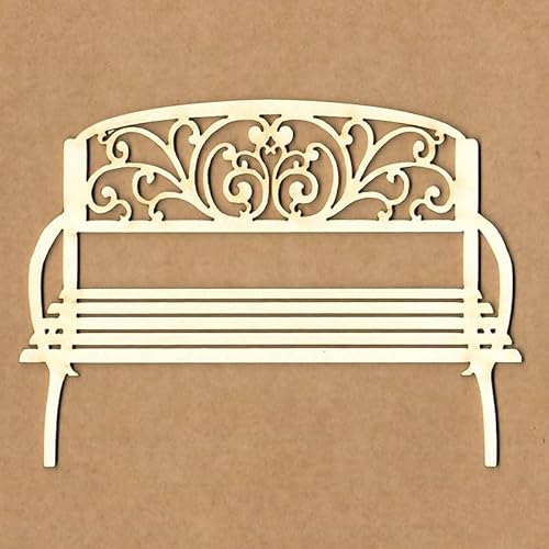 KORA projects Chipboard – Stanzformen aus gepresstem Karton für Scrapbooking und Bastelarbeiten, geschmiedete Bank KORA projects Chipboard – Stanzformen aus gepresstem Karton für Scrapbooking und Bastelarbeiten, geschmiedete Bank von KORA projects