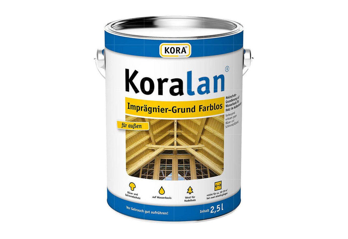 KORA Holzgrundierung KORALAN IMPRÄGNIERGRUND FARBLOS - 2.5 LTR KORA Holzgrundierung KORALAN IMPRÄGNIERGRUND FARBLOS - 2.5 LTR von KORA