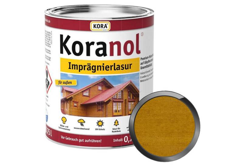 KORA Holzgrundierung KORANOL IMPRÄGNIERLASUR - 0.75 LTR von KORA