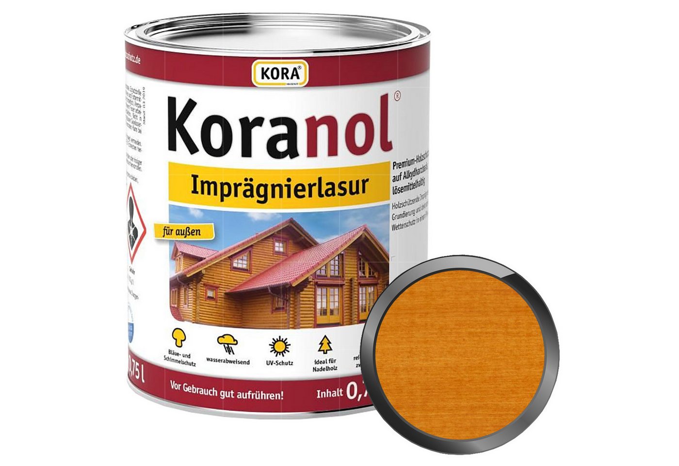 KORA Holzgrundierung KORANOL IMPRÄGNIERLASUR - 0.75 LTR KORA Holzgrundierung KORANOL IMPRÄGNIERLASUR - 0.75 LTR von KORA