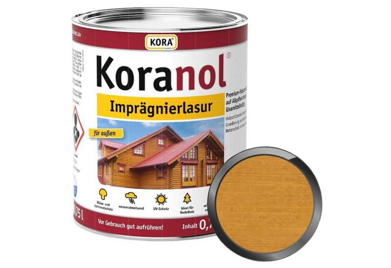 KORA Holzgrundierung KORANOL IMPRÄGNIERLASUR - 0.75 LTR KORA Holzgrundierung KORANOL IMPRÄGNIERLASUR - 0.75 LTR von KORA