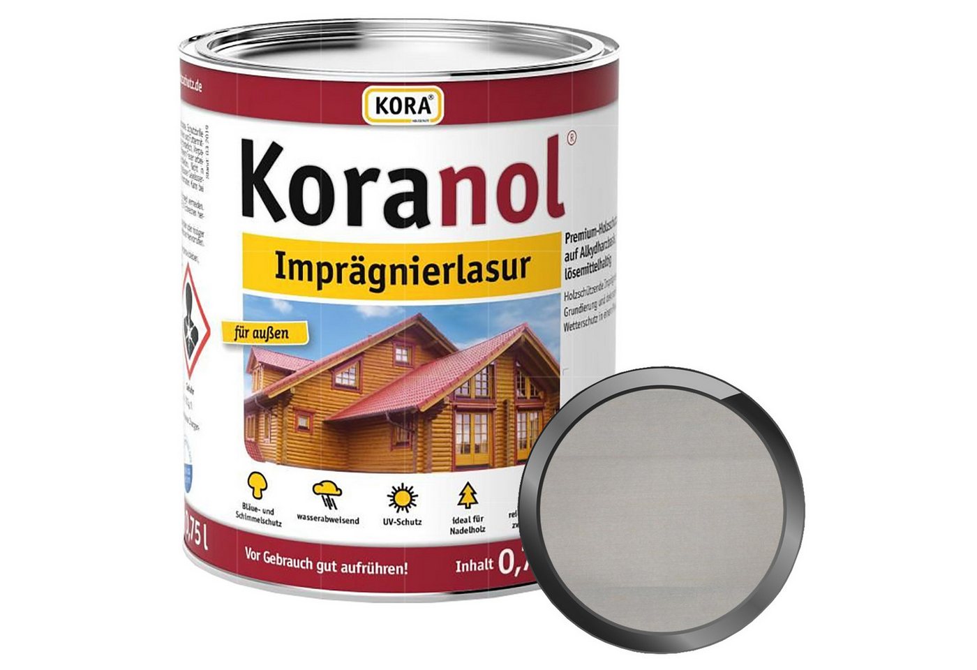 KORA Holzgrundierung KORANOL IMPRÄGNIERLASUR - 0.75 LTR KORA Holzgrundierung KORANOL IMPRÄGNIERLASUR - 0.75 LTR von KORA