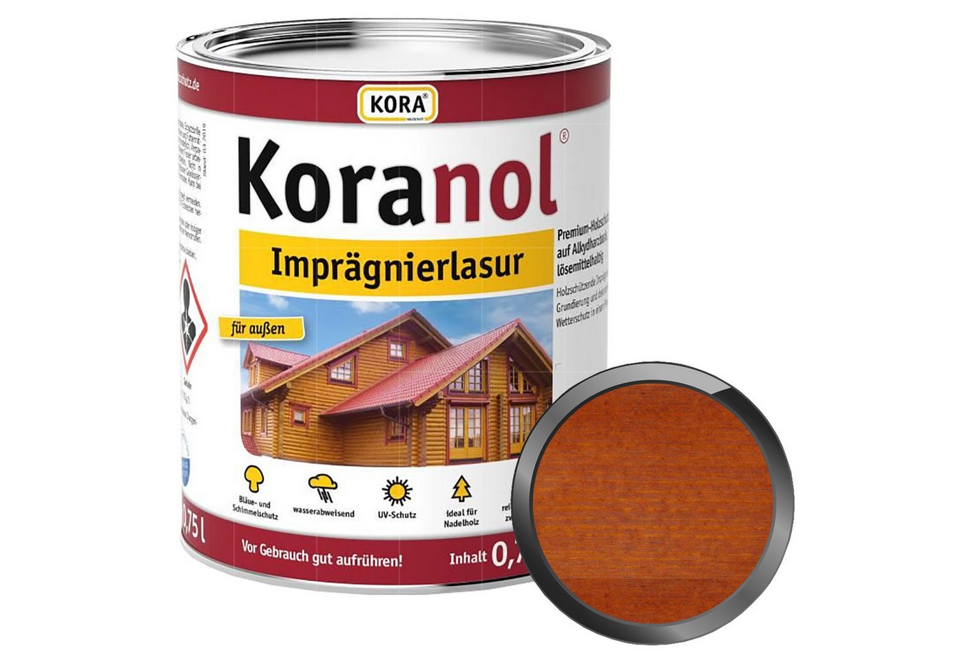 KORA Holzgrundierung KORANOL IMPRÄGNIERLASUR - 0.75 LTR KORA Holzgrundierung KORANOL IMPRÄGNIERLASUR - 0.75 LTR von KORA