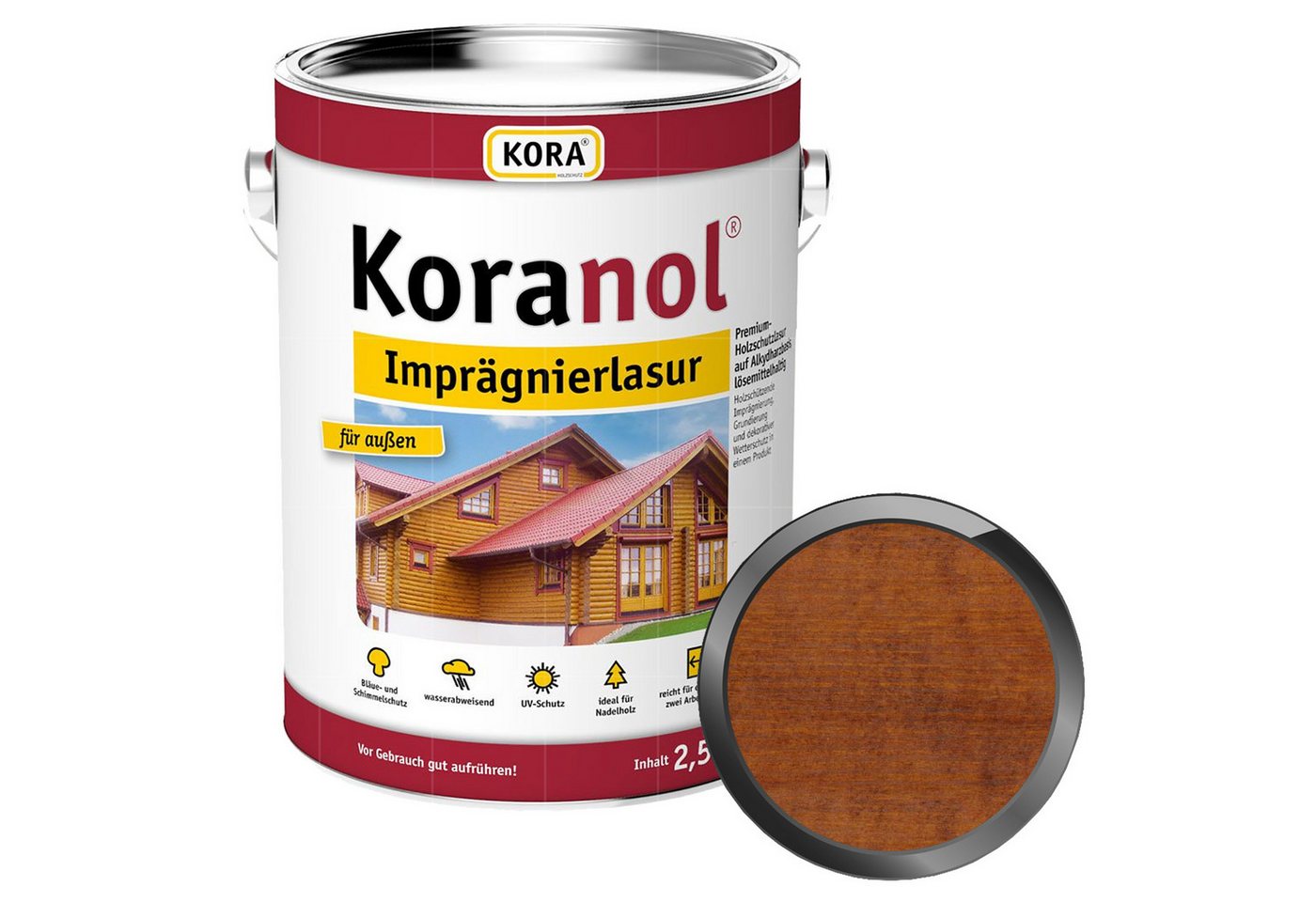 KORA Holzgrundierung KORANOL IMPRÄGNIERLASUR - 2.5 LTR KORA Holzgrundierung KORANOL IMPRÄGNIERLASUR - 2.5 LTR von KORA