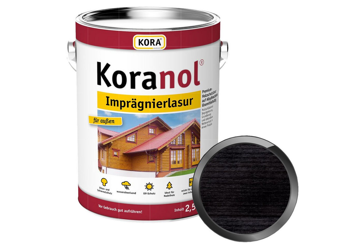 KORA Holzgrundierung KORANOL IMPRÄGNIERLASUR - 2.5 LTR KORA Holzgrundierung KORANOL IMPRÄGNIERLASUR - 2.5 LTR von KORA
