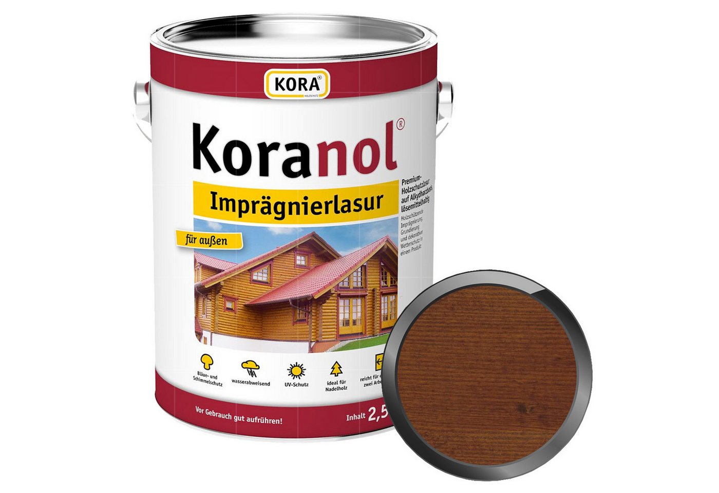 KORA Holzgrundierung KORANOL IMPRÄGNIERLASUR - 2.5 LTR KORA Holzgrundierung KORANOL IMPRÄGNIERLASUR - 2.5 LTR von KORA