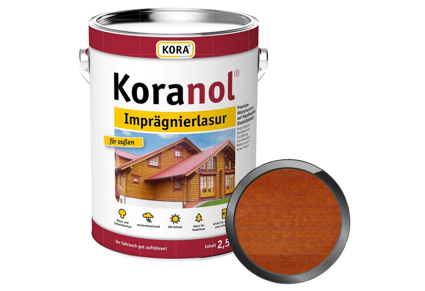 KORA Holzgrundierung KORANOL IMPRÄGNIERLASUR - 2.5 LTR KORA Holzgrundierung KORANOL IMPRÄGNIERLASUR - 2.5 LTR von KORA