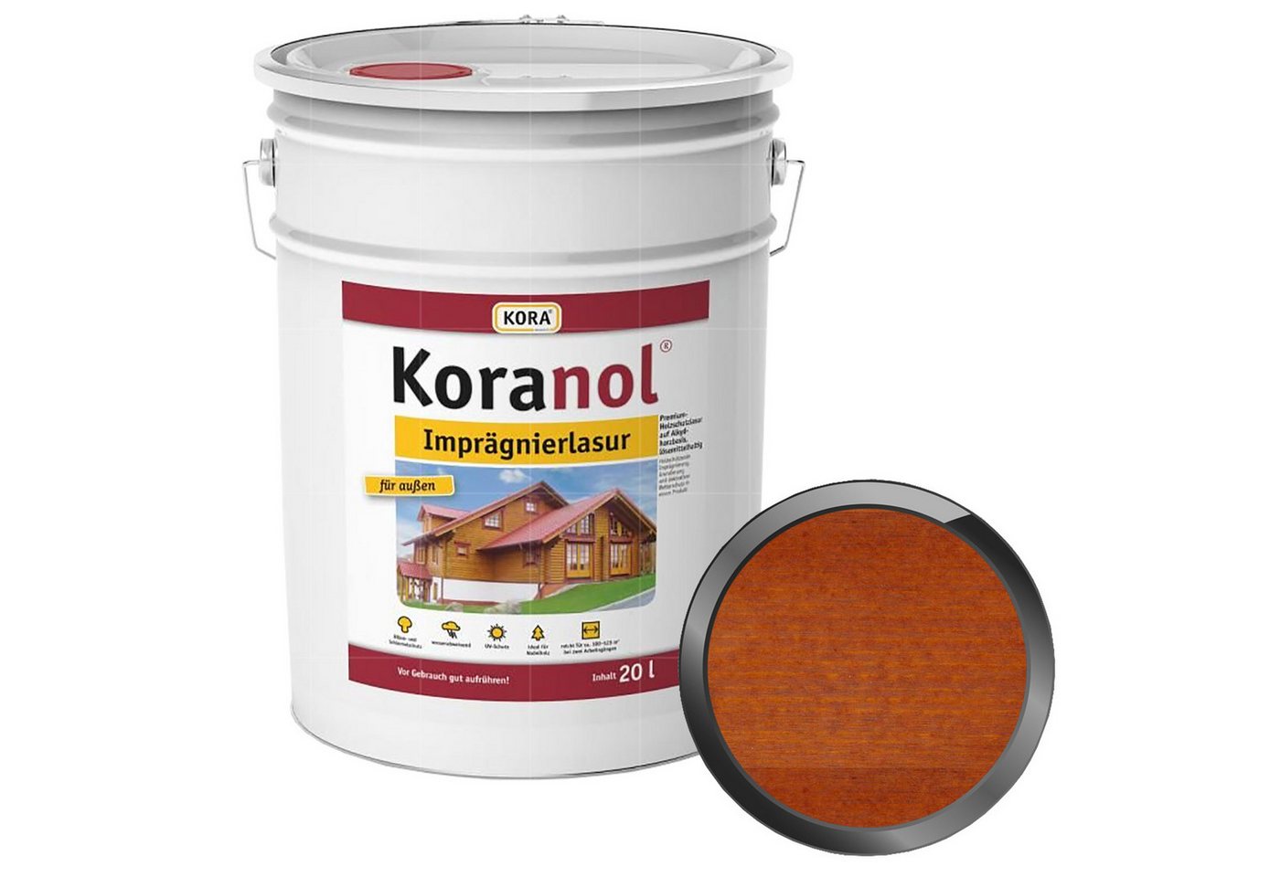 KORA Holzgrundierung KORANOL IMPRÄGNIERLASUR - 20 LTR KORA Holzgrundierung KORANOL IMPRÄGNIERLASUR - 20 LTR von KORA
