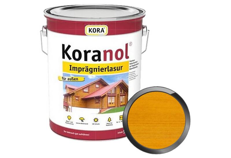 KORA Holzgrundierung KORANOL IMPRÄGNIERLASUR - 5 LTR von KORA