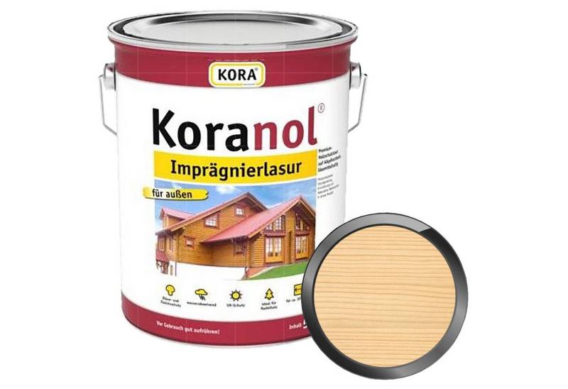 KORA Holzgrundierung KORANOL IMPRÄGNIERLASUR - 5 LTR von KORA