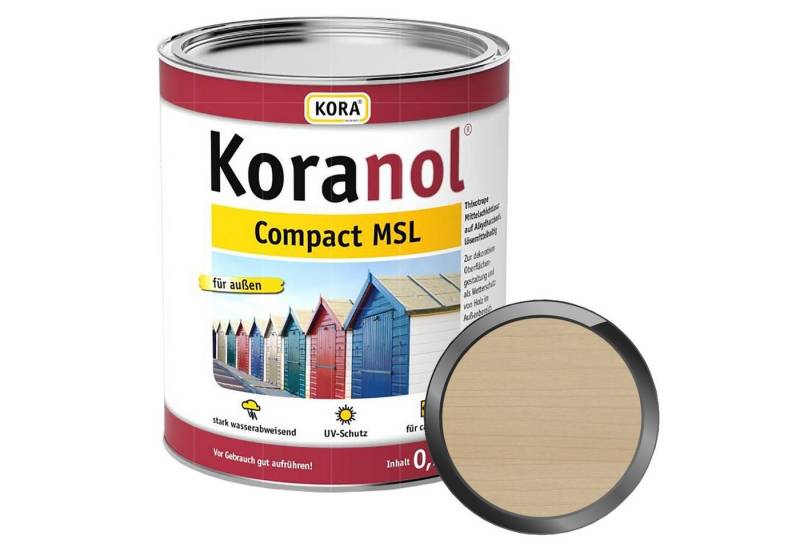 KORA Holzschutzlasur KORANOL COMPACT MSL - 0.75 LTR von KORA