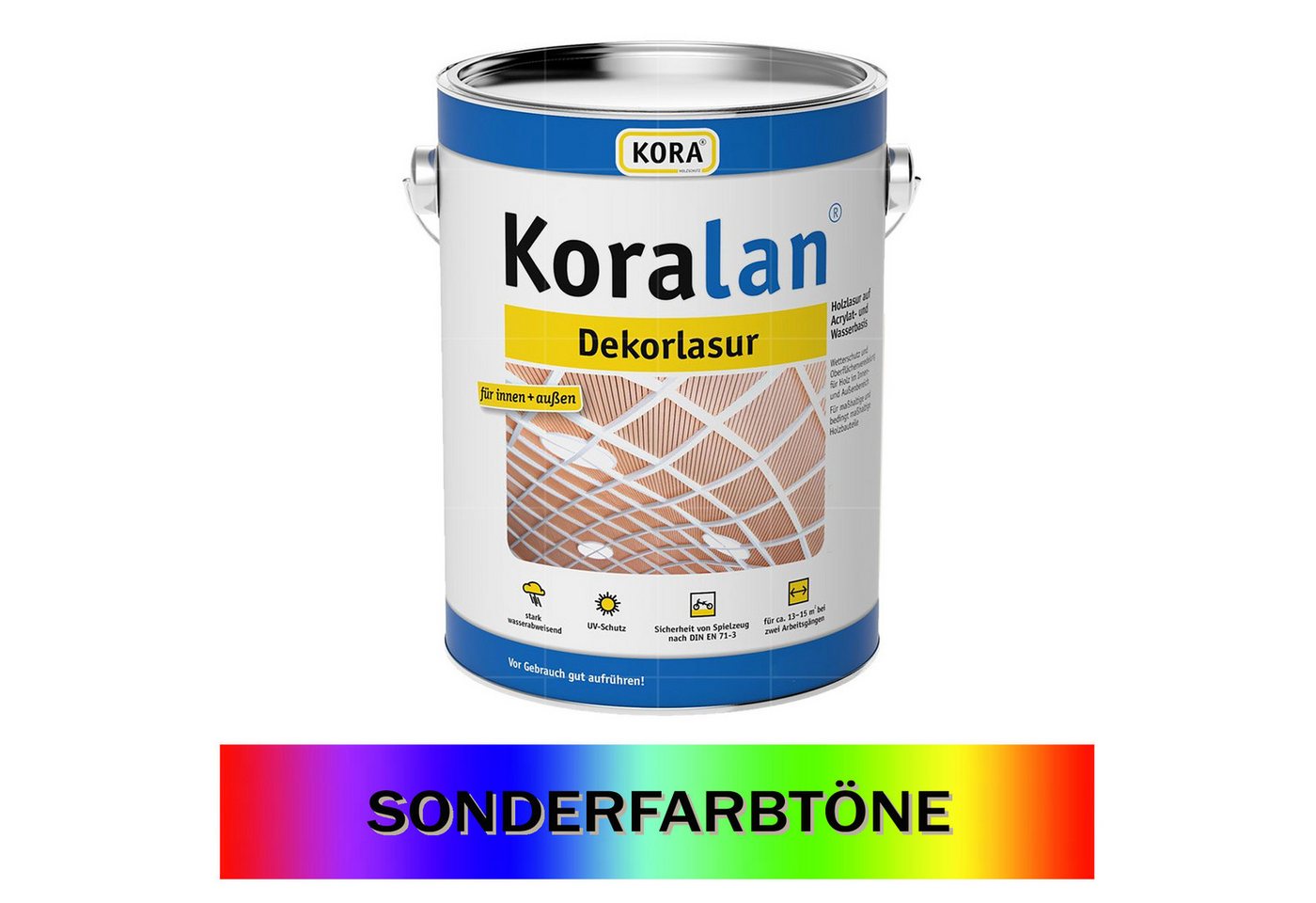 KORA Lasur KORALAN DEKORLASUR - 0.75 LTR (SONDERTON) von KORA