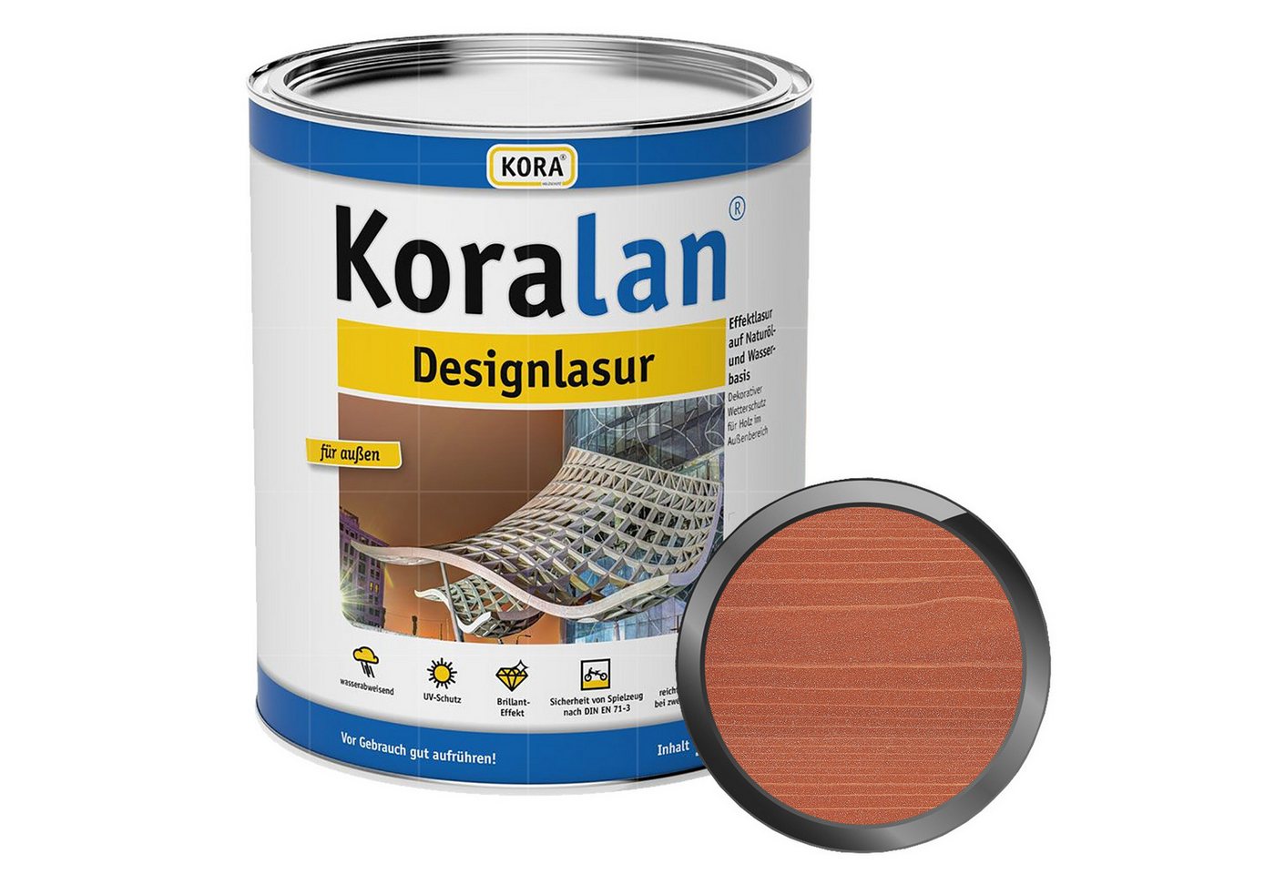 KORA Lasur KORALAN DESIGNLASUR - 1 LTR KORA Lasur KORALAN DESIGNLASUR - 1 LTR von KORA