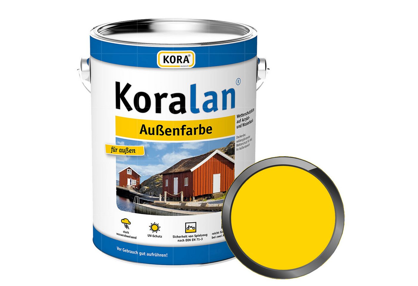 KORA Wetterschutzfarbe KORALAN AUSSENFARBE - 0.75 LTR KORA Wetterschutzfarbe KORALAN AUSSENFARBE - 0.75 LTR von KORA