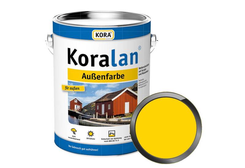 KORA Wetterschutzfarbe KORALAN AUSSENFARBE - 0.75 LTR von KORA
