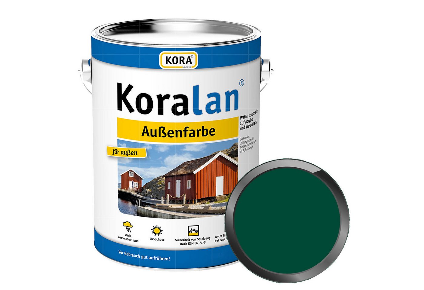 KORA Wetterschutzfarbe KORALAN AUSSENFARBE - 0.75 LTR KORA Wetterschutzfarbe KORALAN AUSSENFARBE - 0.75 LTR von KORA