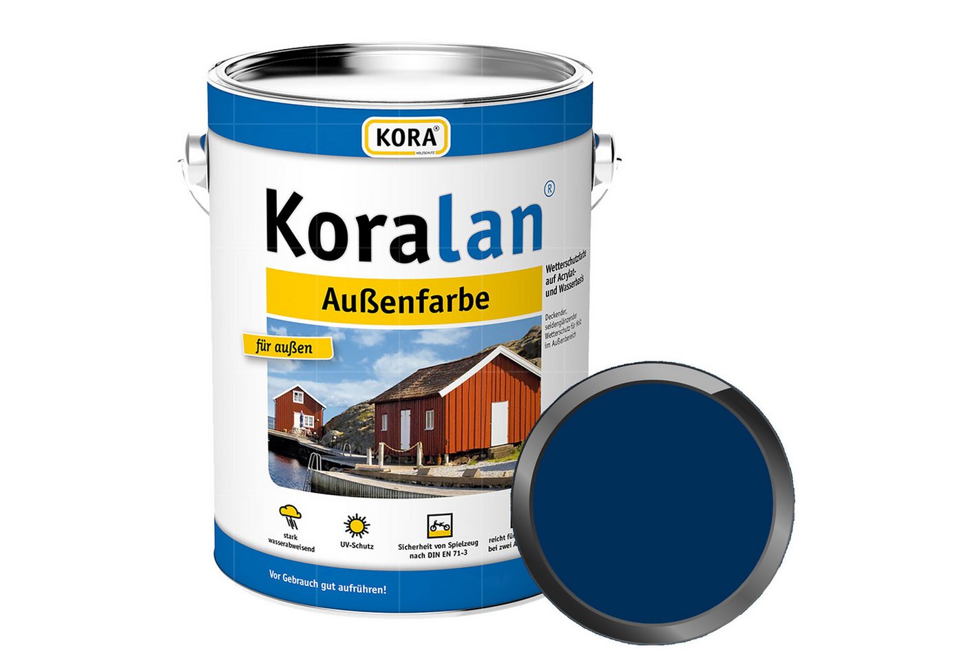 KORA Wetterschutzfarbe KORALAN AUSSENFARBE - 0.75 LTR KORA Wetterschutzfarbe KORALAN AUSSENFARBE - 0.75 LTR von KORA