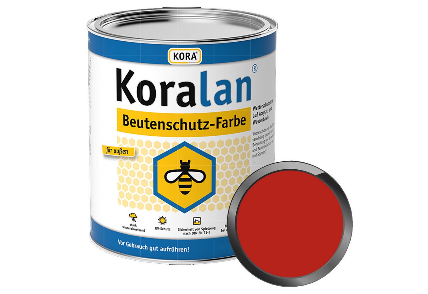 KORA Wetterschutzfarbe KORALAN BEUTENSCHUTZ-FARBE - 0.375 LTR KORA Wetterschutzfarbe KORALAN BEUTENSCHUTZ-FARBE - 0.375 LTR von KORA