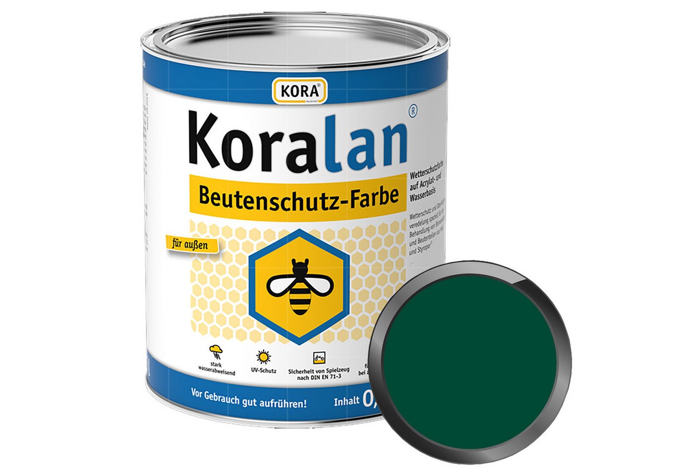 KORA Wetterschutzfarbe KORALAN BEUTENSCHUTZ-FARBE - 0.75 LTR KORA Wetterschutzfarbe KORALAN BEUTENSCHUTZ-FARBE - 0.75 LTR von KORA