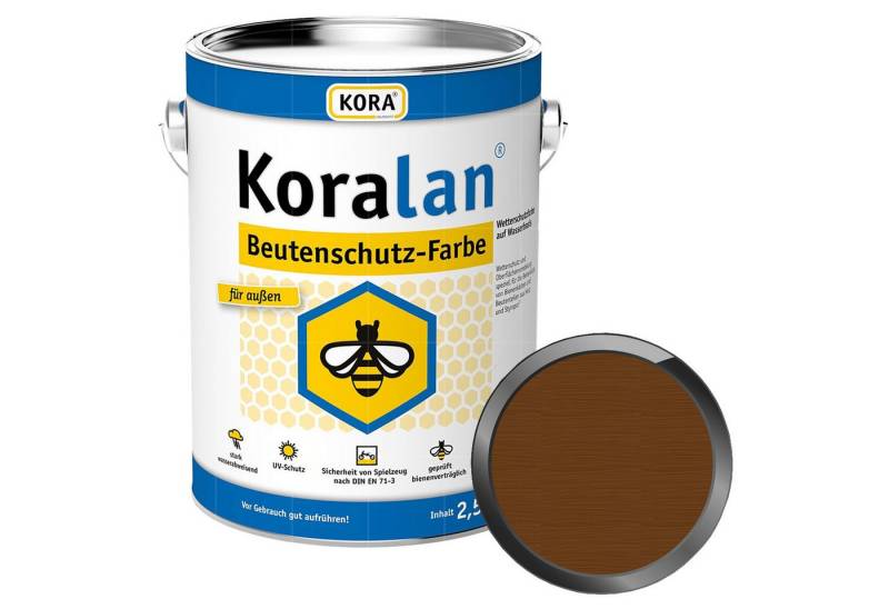 KORA Wetterschutzfarbe KORALAN BEUTENSCHUTZ-FARBE - 2.5 LTR von KORA