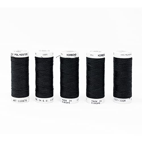 KORBOND 100 m Polyester Gewinde, Fast Schwarz KORBOND 100 m Polyester Gewinde, Fast Schwarz von KORBOND