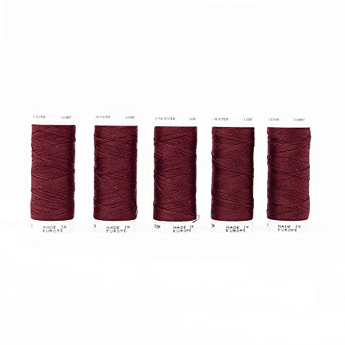 Korbond 100 m Polyester Gewinde, deep rot von KORBOND
