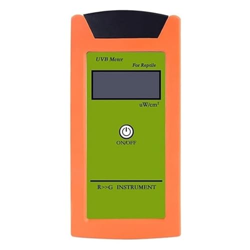 Digitales UVA/UVB-Messgerät 0-1999Uw/Cm2 UVB-Messgerät, hochpräziser UVB-Tester, professioneller digitaler LCD-UVB-Detektor, UVB-Testgerät for Reptilien Hintergrundbeleuchtetes LCD, Speicherfunktion von KOROBIE