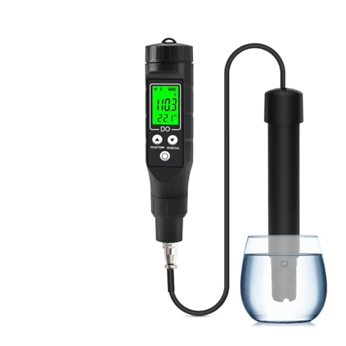 KOROBIE Water Quality Meter, Bluetooth Digitales Messgerät for gelösten Sauerstoff Professioneller Konzentrationstester for gelösten Sauerstoffanalysator for Field and Lab von KOROBIE