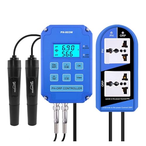 KOROBIE Water Quality Meter, PH-803W WiFi-Überwachung Digitaler PH-ORP-Controller BNC-Sonde Wasserqualitätstester for Field and Lab KOROBIE Water Quality Meter, PH-803W WiFi-Überwachung Digitaler PH-ORP-Controller BNC-Sonde Wasserqualitätstester for Field and Lab von KOROBIE