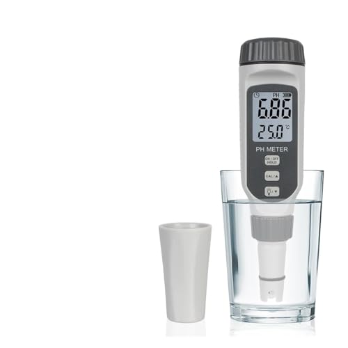KOROBIE Water Quality Meter, Stifttyp Wasserqualitätstester Tragbares Säuremessgerät PH818 Acidometer zur Messung des Aquariums for Field and Lab KOROBIE Water Quality Meter, Stifttyp Wasserqualitätstester Tragbares Säuremessgerät PH818 Acidometer zur Messung des Aquariums for Field and Lab von KOROBIE