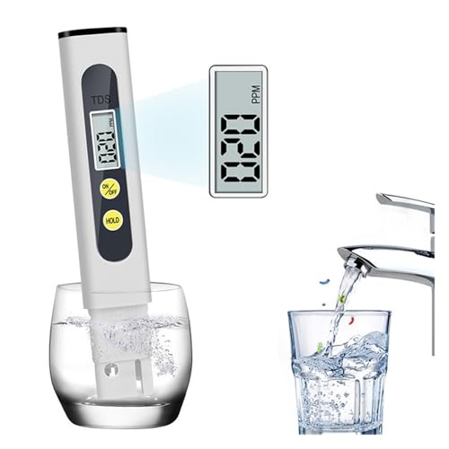 KOROBIE Water Quality Meter, TDS Meter Digitaler Wassertester 0-9990ppm Trinkwasserqualitätsanalysator Monitorfilter for Field and Lab KOROBIE Water Quality Meter, TDS Meter Digitaler Wassertester 0-9990ppm Trinkwasserqualitätsanalysator Monitorfilter for Field and Lab von KOROBIE