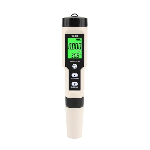 KOROBIE Water Quality Meter, Wasserstoff-Wassertester-Monitor 4 in 1 H2 PH ORP Temp Meter Reaktiver Sauerstoffanalysator ATC 0-2400 PPb for Field and Lab KOROBIE Water Quality Meter, Wasserstoff-Wassertester-Monitor 4 in 1 H2 PH ORP Temp Meter Reaktiver Sauerstoffanalysator ATC 0-2400 PPb for Field and Lab von KOROBIE