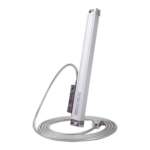 Linearskalen-Encoder-Kit, Hohe Genauigkeit 0,005 mm TTL DRO 450–800 mm lineare Skala 1 Mikron optischer Encoder optisches Gitterlineal elektronisches Lineal für CNC-Fräsdrehmaschine(600mm travel) von KOROBIE
