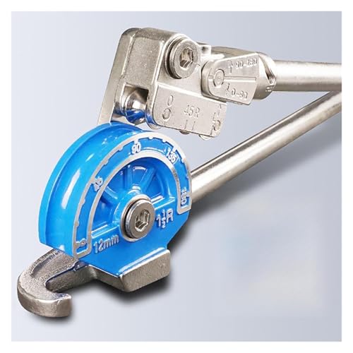 Manueller Rohrbieger aus Edelstahl, 8–22 mm, Multifunktions-Kupferrohrbiegemaschine, Hochleistungs-Rohrbiegewerkzeuge mit Hebel(16mm) von KOROBIE