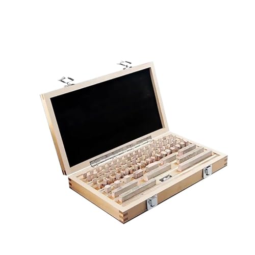 Messklötze-Set, 87 Teile/satz 1 Grade 0 Grade Block Gauge Messschieber Inspektion Block Gauge Messwerkzeuge Holzbearbeitungswerkzeuge(0 grade) von KOROBIE