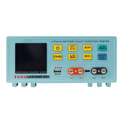 T-688 Umfassender Tester for Lithiumbatteriekapazität und Innenwiderstand Für Heimwerker(Testing below 55V) von KOROBIE