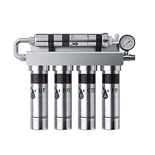 Umkehrosmose-Wasserfilter 304 Edelstahl Wasserfilter 5 Stufen Direktes Trinkwasserfiltersystem Haushalts-UF-Membran-Wasseraufbereitungsmaschine Automatische Filterung von KOROBIE