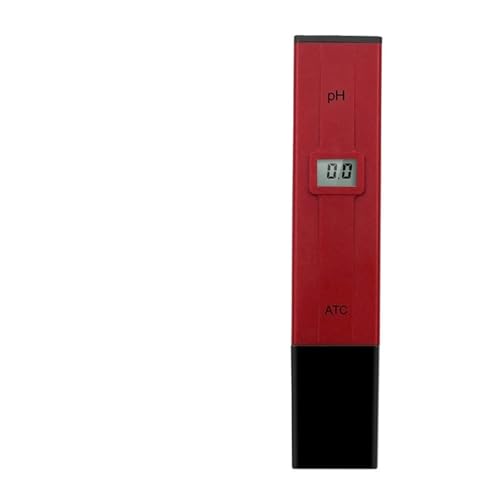 Water Quality Meter, Rot PH Meter Digital PH Tester Wasser Qualität Tester Säure Messen Gerät Wasser Pool Aquarium for Field and Lab Water Quality Meter, Rot PH Meter Digital PH Tester Wasser Qualität Tester Säure Messen Gerät Wasser Pool Aquarium for Field and Lab von KOROBIE