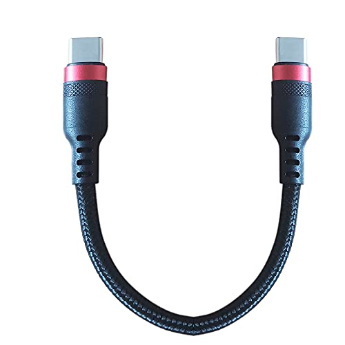 USB C auf USB C Kabel, kurzes Schnellladekabel, Typ C auf Typ C, 20 cm USB C auf USB C Kabel, kurzes Schnellladekabel, Typ C auf Typ C, 20 cm von KORQU