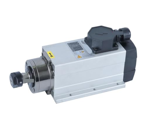 1.5kw 220v 380v Air Cooled Spindle Motor, ER20 4pcs Bearings For Cnc Router Machine GDF46-18Z/1.5(220V,With fixed seat) von KOSBO