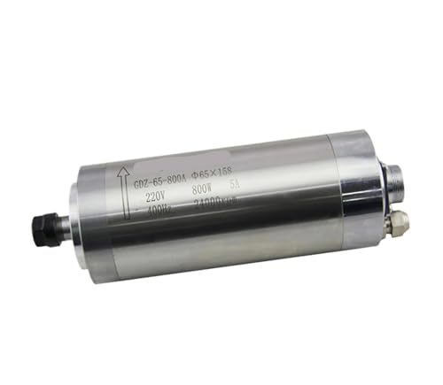 800W Water Cooled Spindle Motor, 220V Diameter 65mm ER11 GDZ-65-800A For CNC Router(800W 2 bearing) von KOSBO