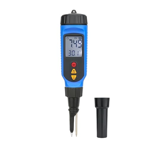 KOSBO Digital Penetration PH Meter, Dough Meat Vegetable Fruit Sauces Semi-solid PH Tester Acidimeter with Temperature Measurement KOSBO Digital Penetration PH Meter, Dough Meat Vegetable Fruit Sauces Semi-solid PH Tester Acidimeter with Temperature Measurement von KOSBO