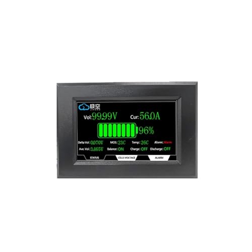 KOSBO JK BMS Zubehör LCD-Display und Power Board-Display Lifepo4 Batterie BMS RS485-Kabel JK Battery Equalizer(LCD 4.3 inch) von KOSBO