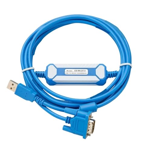 KOSBO USB Switch Serial Cable, CS1W-CIF31+ USB-CIF31 USB to R232 Optical Isolation Programming Cable Adapter 232 Converter(Gold Plated Version) von KOSBO