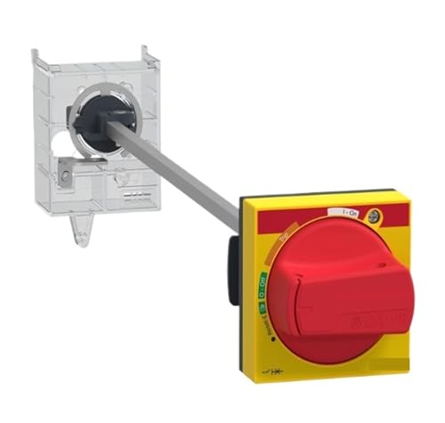 Rotary Handle Kit GV3APN02 GV3APN04, Red Handle Yellow Front Panel Original(GV3APN02) von KOSBO