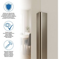Kosche - Winkelprofil Massivholz 28 x 28 x 2400 mm Ulme Kantenschutz Eckschutzprofil Hochwertig Robust von KOSCHE