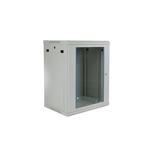 Koscom Connect Netzwerkschrank 15 HE I Serverschrank 19 Zoll I Wandmontage I 450 mm Tiefe I 600 x 450 x 770 mm I voll montiert I abschließbare Glastür I Traglast 100 kg I Grau Koscom Connect Netzwerkschrank 15 HE I Serverschrank 19 Zoll I Wandmontage I 450 mm Tiefe I 600 x 450 x 770 mm I voll montiert I abschließbare Glastür I Traglast 100 kg I Grau von KOSCOM CONNECT