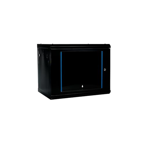 Koscom Connect Netzwerkschrank 9 HE I Serverschrank 19 Zoll I Wandmontage I 450 mm Tiefe I 600 x 450 x 503 mm I voll montiert I abschließbare Glastür I Traglast 100 kg I Schwarz Koscom Connect Netzwerkschrank 9 HE I Serverschrank 19 Zoll I Wandmontage I 450 mm Tiefe I 600 x 450 x 503 mm I voll montiert I abschließbare Glastür I Traglast 100 kg I Schwarz von KOSCOM CONNECT