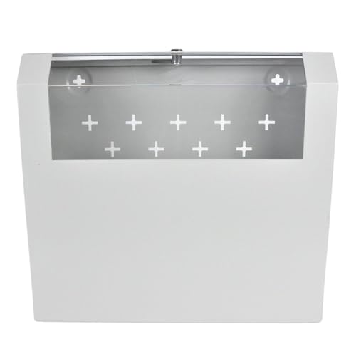 Koscom Connect Slimbox Wandgehäuse 5 HE (3HE+2HE) I Serverschrank 19 Zoll I Wandmontage 500 x 475 x 155 mm I voll montiert I Server Gehäuse mit abschließbarem Gehäusedeckel I Traglast 40 kg I Grau von KOSCOM CONNECT